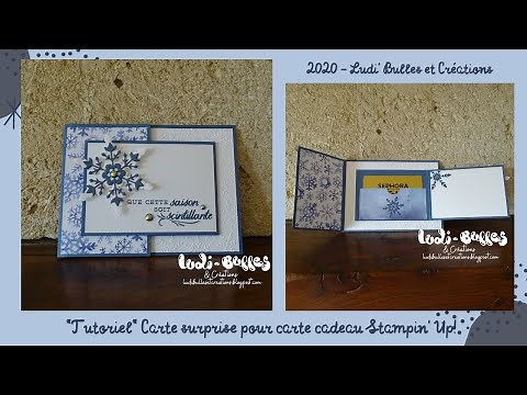 *Tutorial* Surprise Gift Card Tutorial with Stampin' Up! Products