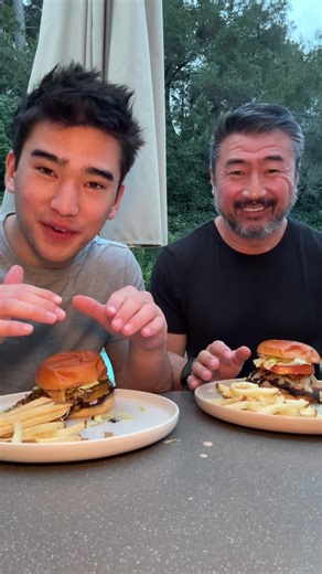 Healthy Burger Making with Dad