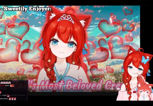 【半机翻】妮露狸Sweetily看老外给自己做的整活向发电视频!