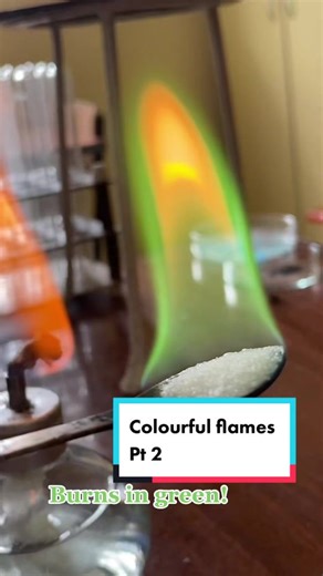 Boric Acid Burns: Green Fire Chemistry Experiments