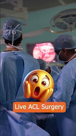 Live ACL Surgery #aclrecovery #acltear #kneepain