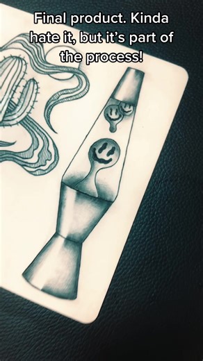 Working on accepting that not everything I do will be perfect ✌🏼Learning to how to tattoo is a long process but I am loving it 🤩 #tattooapprentice #tattooartist #tattooshading #magnumneedle #7rm #tattoodesign #lavalamptattoo