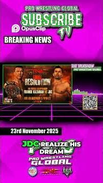 JDC's Final Match Chasing the TNA World Title!