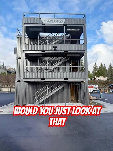 Custom Shipping Container Fire Training Tower | Kirkland Fire Dept