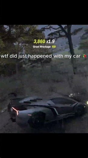 wtf did just happened with my car 😭