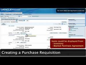 Oracle Training - iProcurement in Oracle E-Business Suite R12 (1080p - HD) Video Lecture | Oracle EBS:Learn and Excel - Data and Analytics