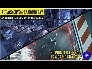 Aliens AGDITC – Sulaco Cryo Bay and Landing Bay – 3d printed terrain