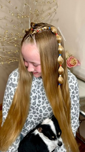 33K views · 940 reactions | 﫧  4th of July bubble braids!  﫧 | Paisley’s Petals | Facebook