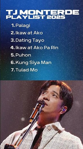 PALAGI - TJ MONTERDE PLAYLIST 2025 🎶🎙️ #lovesongs #opm #tjmonterde #tj #palagi #ikawatako #music