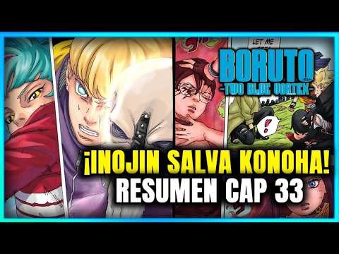 ⚡INOJIN SAVES KONOHA SINGLE-HANDEDLY! IS SARADA FINALLY BLIND? | Boruto: Two Blue Vortex Chapter 33