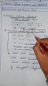 23K views · 236 reactions | Active Passive Structures| Transitive and Intransitive Verbs| Direct and indirect object | Imran Khan-English Mentor | Facebook