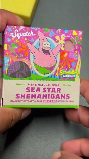 Dr. Squatch SpongeBob Soap Review #drsquatch #spongebob #spongebobsquarepants