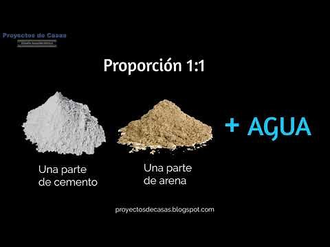 ✅ PROPORTIONS FOR MAKING A MIXTURE TO PLASTER AND FLATTEN A WALL OR FENCE WITHOUT CRACKS.