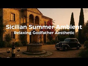 Relaxing Godfather Aesthetic • Traditional Mandolin Music • Sicilian Summer Ambient