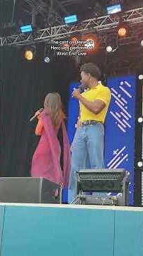 The cast of Disney’s Hercules perform Forget About It at West End Live! ⚡️ ‪@DisneyUK‬