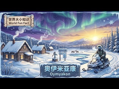 世界大小知识 World Fun Facts #33 | 世界最冷村庄: 奥伊米亚康 Oymyakon