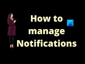 How to manage Notifications in Windows 11