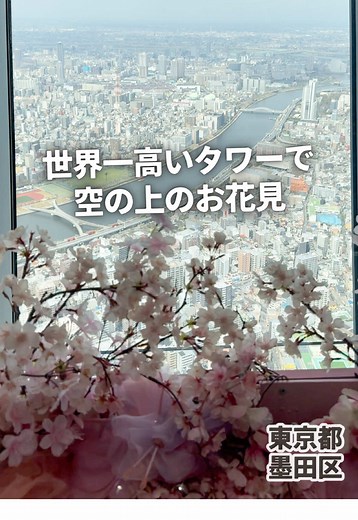 春の訪れを感じる東京スカイツリー