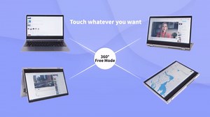 Laptop Computer 2-in-1 Touchscreen Laptop 16GB RAM 512GB SSD,12th Gen N100(Up to 3.4GHz) Foldable 14.1 Inch Laptop FHD 2.4/5G WiFi Bluetooth 5.0 Type-C 46WH Battery Support Fingerprint Unlock