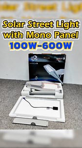 6.7K views · 94 reactions | SUNC Solar Street Light: 100W-600W optional, equipped with mono solar panel, IP65 waterproof solar light, discharge time 3-4 rainy days by smart power management system！#outdoorlighting #outdoorlights #light #solar #solarenergy #solarlight #nightlight #waterprooflight #solarlightwithpanel #sunc #suncsolar #solarlights #solarpower #solarlighting #solarstreetlight #waterproof | Sincerity Industry Co.,Ltd | Facebook
