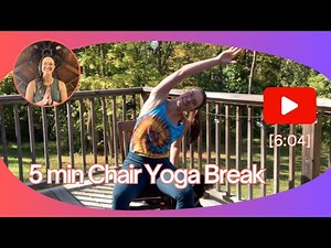 Chair Yoga for Beginners | 5 minute Gentle Stretch