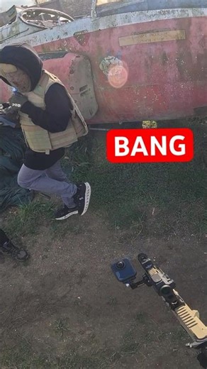 Newbie vs Experienced Player 😵 #airsoft #shorts #fail