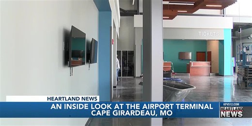 An inside look at the Airport Terminal in Cape Girardeau