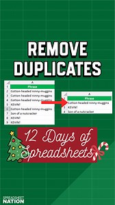 2 ways to remove duplicates in Excel | Spreadsheet Nation