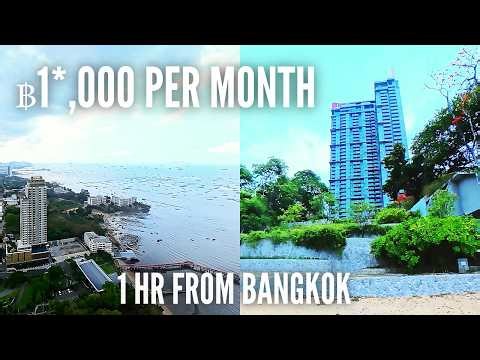 I Found a Beautiful Beachfront Ocean View Condo That Is Only One Hour from Bangkok 🇹🇭