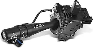 A-Premium Multifunction Switch Turn Signal Switch Headlamp Beam Cruise Control Switch Compatible with Pontiac Grand Prix 2006 2007 2008, Replace # 25804853 15294369