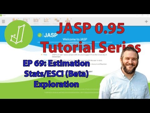 JASP Tutorial: Estimation Statistics & Confidence Intervals/ESCI Module (Beta) Exploration (Ep 69)