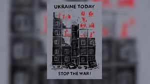 Protest posters pop up all over Ukraine