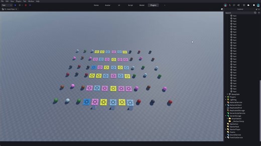 MAGIC WAND SELECTION TOOL FOR STUDIO!Click one part. Every matching part in your workspace lights up and gets selected.Smart filters, match by color, material, size, name, whatever combo you want.Hover preview so you know exactly what you're clicking.Handles 10,000+ parts no lag.Still a work in progress.#ROBLOX #RobloxDev