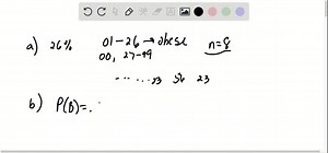 Simulation blunders Explain what’s wrong with each of the following simulation designs. (a) According to the Centers for Disease Control and Prevention, about 26% of U.S. adults were obese in 2008. To simulate choosing 8 adults at random and seeing how many are obese, we could use two digits. Let 01 to 26 represent obese and 27 to 00 represent not obese. Move across a row in Table D, two digits at a time, until you find 8 distinct numbers (no repeats). Record the number of obese people selected.