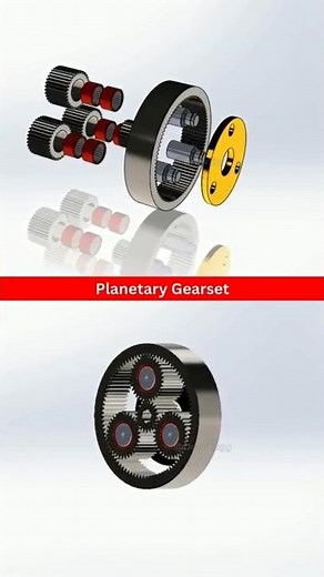 Planetary Gear #engineering #gearbox #mechanic #mechanical #mechanism #shortvideo #planetarygear
