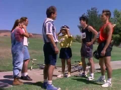 Power Rangers - Unmorphed Fight with help from Pre-Ranger Rocky, Adam & Aisha