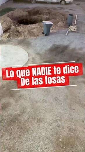 El tamaño CORRECTO para una fosa es