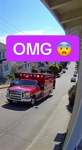 I Think This Ambulance Made a HUGE Mistake…. 😨 #ambulance #funny #funnyvideo #crazy #grandma