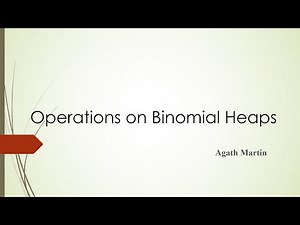Operations on Binomial Heaps