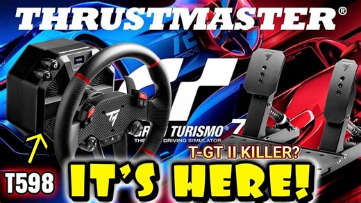 用于PS5(GT7)的图马思特T598直接轴向驱动基座评测//T-GT II杀手？