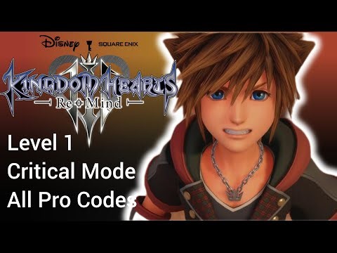KH3 Critical Mode Level 1 All Pro Codes V4.0.2