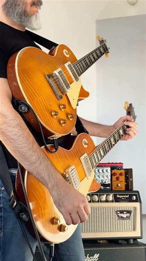 Unfortunately I was too lazy to stomp on an Overdrive pedal - Fortunately I have two trusty Auto Lock locking guitar straps by D’addario 👍 #gunsnroses #slash #daddario #guitar #guitarstrap Thanks for watching 🎸🎸 | Kfir Ochaion