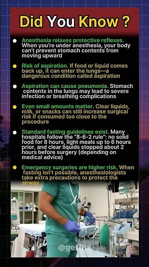 Should I Not Eat Before Surgery?