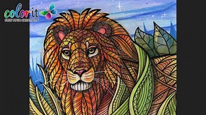 Check out this amazing time lapse video coloring page 8 of Wild Animals by ColorIt. All ColorIt books are printed single-sided on thick artist-quality paper that will resist even the strongest markers. Then, we put it all together with hardback covers, spiral binding, and perforate the pages for easy removal. Already have Wild Animals? Please let us know what you think of this book! ColorIt Link: http://bit.ly/2ck7Fcf Amazon Link: http://amzn.to/2cOEMRC | ColorIt