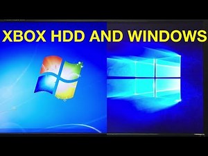 How to use an XBox HDD on Windows 7 and 10