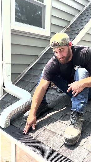 Water Overshooting Gutters