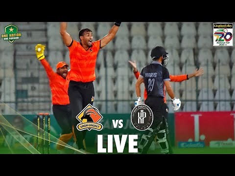 Live | Khyber Pakhtunkhwa vs Sindh | Match 24 | National T20 2022 | PCB