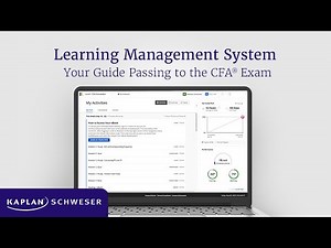 The Learning Platform Designed to Make Studying for the CFA® Exam Efficient