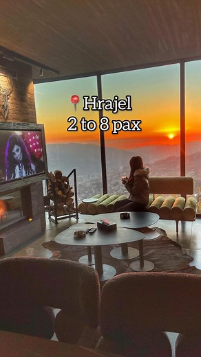 Chalet Lebanon on Instagram: "📍 Hrajel - Faraya (1600 meters above sea level) 🚗 55mins from Beirut and 30 mins upwards from Jeita. Your passport to Paradise is out now! Newly opened resort where you can find luxury in details. It consists of 6 villas 2 of them Elite villas, 3 duplex sky view and one simplex. 🏡 Elite villas consists of 2 master bedrooms, guest washroom, kitchen fully equipped, panoramic living area, dining area,terrace overlooking the valley. Duplex sky view have same structur