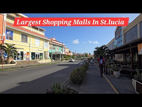 Walking Tour of Rodney Bay St. Lucia | Malls, Restaurants, Bars & History